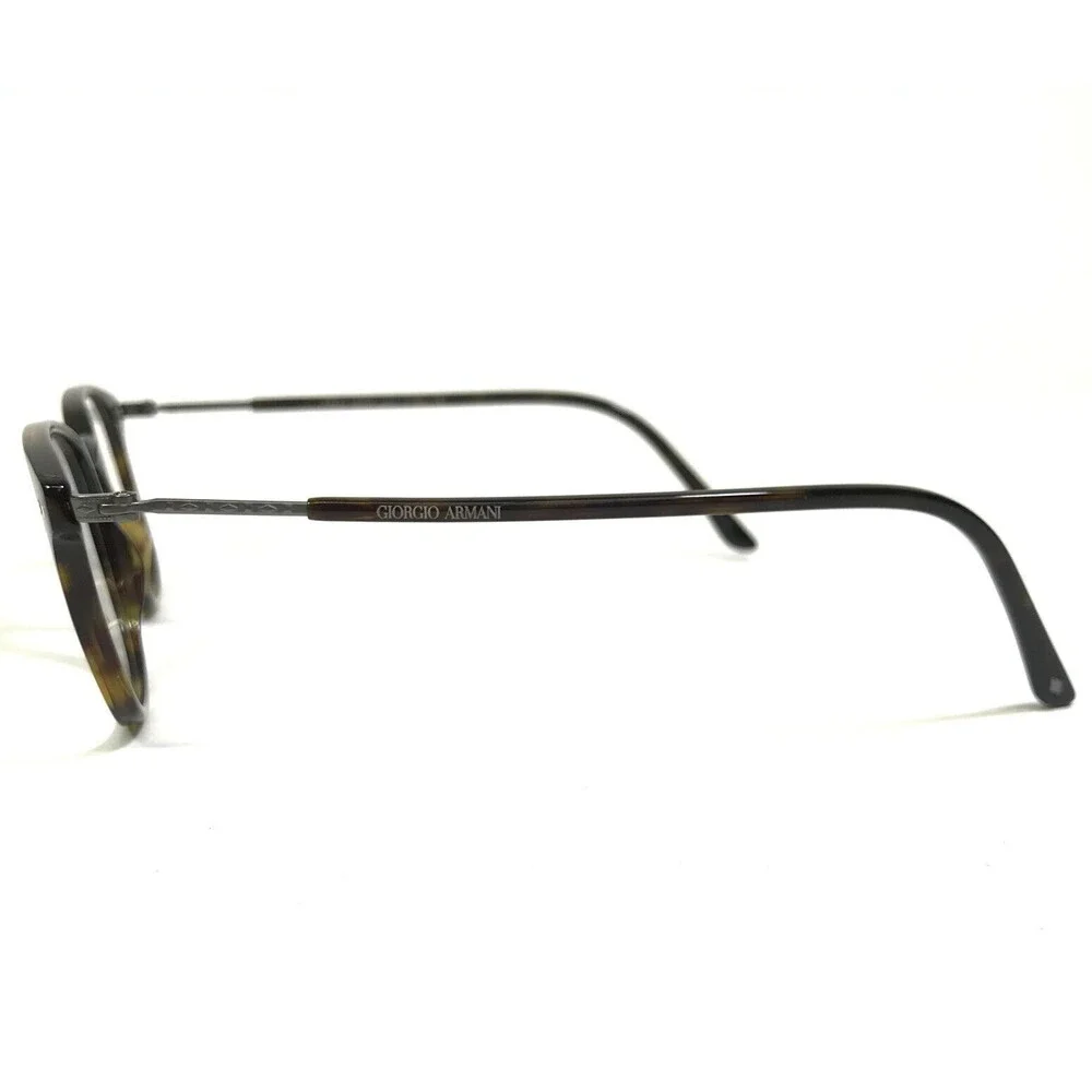 Giorgio Armani Eyeglasses Frames AR7086 5026 Brown Tortoise Gray Round 49-19-145